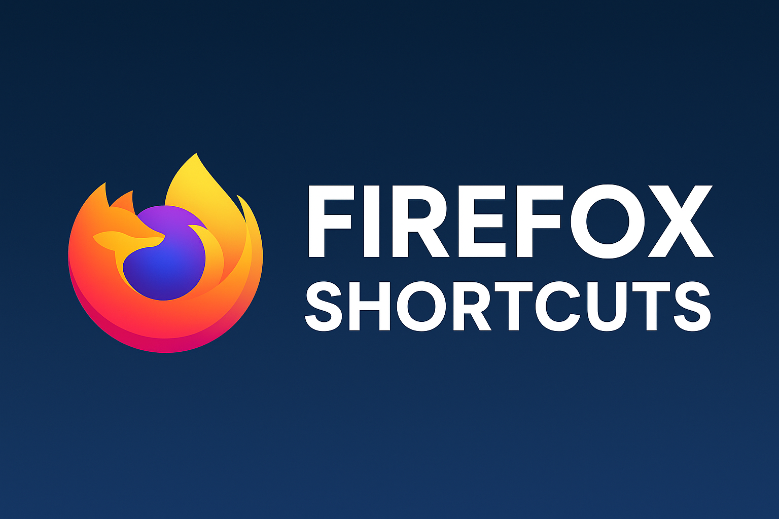Firefox Keyboard Shortcuts E-book